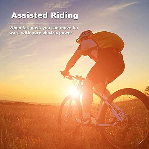 AADECOR 48 V 1000 W Electric Bicycle Conversion Kit E-Bike Rear Hub Motorcycle High Speed Brushless Gearless Hub Motor Set, 28 Inch-48/1000 W
