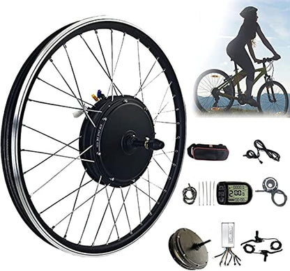 AADECOR 48 V 1000 W 1500 W Fahrrad-Umrüstsatz Elektrofahrrad-Umrüstsatz mit E-Bike-LCD-Display 26" 27,5" 28" 29" Motorsatz für elektrische