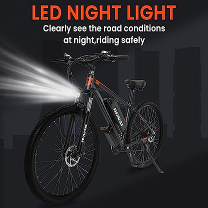GUNAI 29 Zoll Elektro-Mountainbike elektrofahrräder 48V 15Ah 21 Gänge E-Bike Herren mit Scheibenbremse