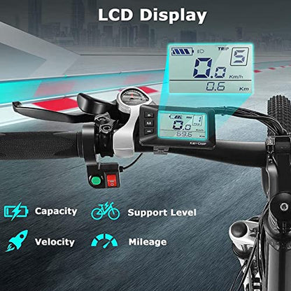 Conversion Kit for Electric Bicycles 20"/24"/26"/27.5"/28"/29"/700C E-Bike Rear Wheel High Speed Controller for Direct Drive Conversion Kit for