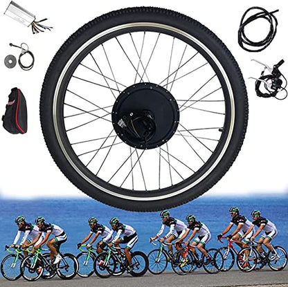 AADECOR Ebike Conversion Kit, 48 V 1000 W Rear Wheel Electric Bicycle Conversion Kit, Electric Motorcycle Kit with Intelligent Control for Road