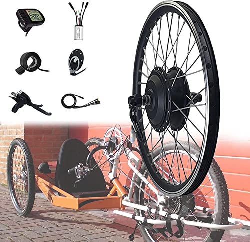 AADECOR Electric Bicycle Conversion Kit, 48 V 250 W Electric Motor Conversion Kit for Electric Bicycles with Intelligent Mode Controller and PAS