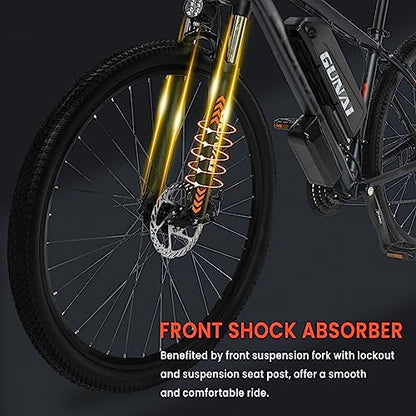 GUNAI 29 Zoll Elektro-Mountainbike elektrofahrräder 48V 15Ah 21 Gänge E-Bike Herren mit Scheibenbremse