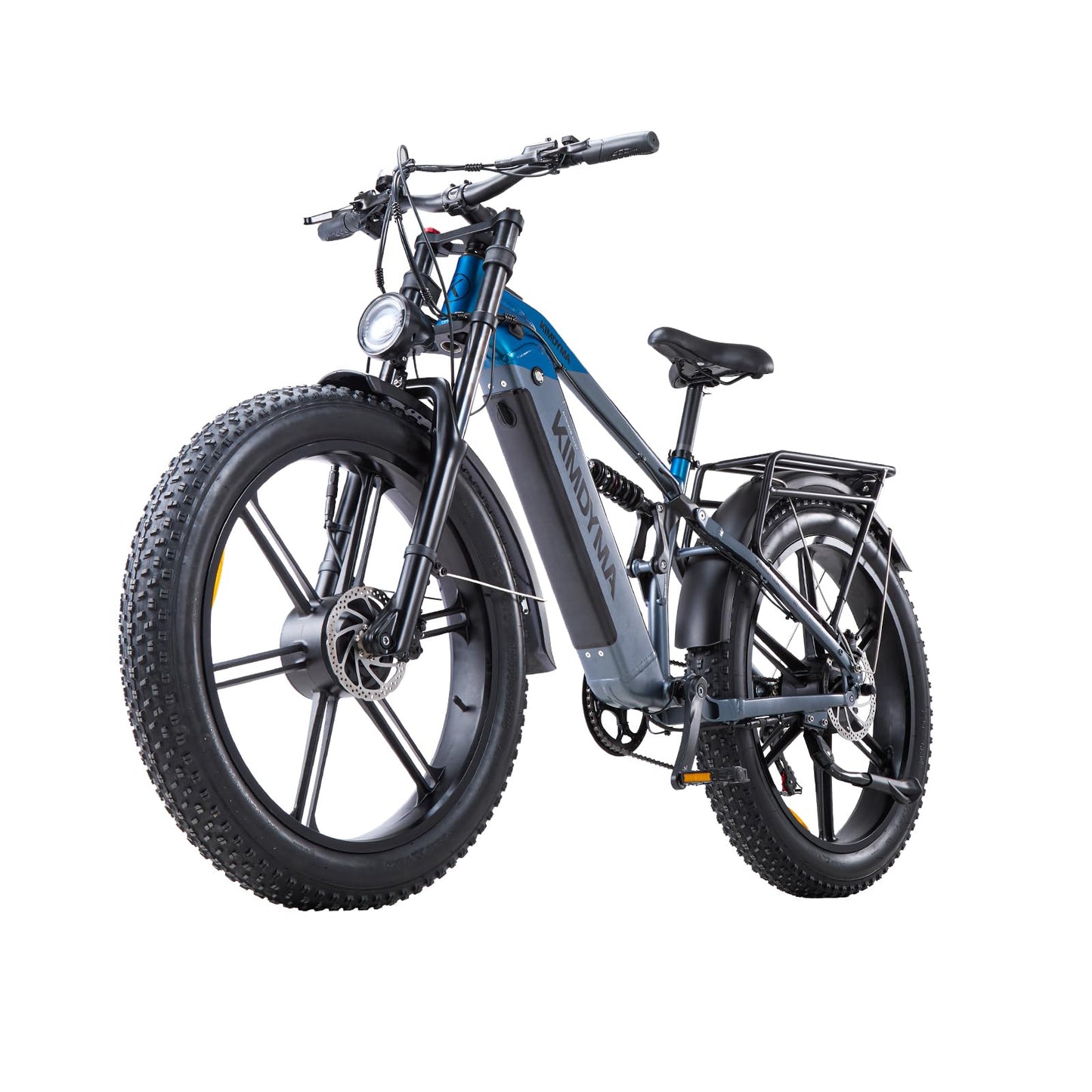 K3 26" Fully E-Bike 48V Dual Motor Mountainbike | 20Ah Akku 120km Reichweite | 4.0 Zoll Reifen Allradantrieb Gelände Elektrofahrrad für Herren