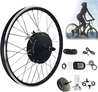 AADECOR 48 V 1000 W 1500 W Fahrrad-Umrüstsatz Elektrofahrrad-Umrüstsatz mit E-Bike-LCD-Display 26" 27,5" 28" 29" Motorsatz für elektrische